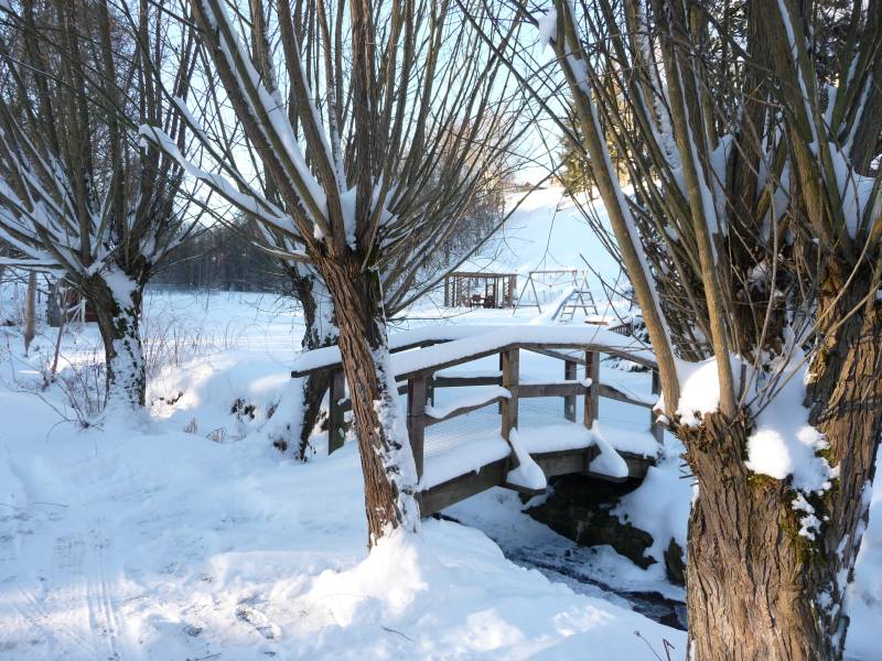 Brettmühle im Winter